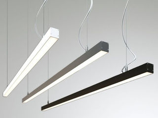 Corpuri de iluminat interior led liniare, panlight, lampa LED suspendata office, banda LED, GTV foto 2