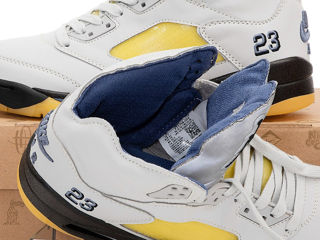 Nike Air Jordan 5 Retro Grey/Yellow foto 6