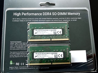 Ram 16gb SoDim DDR 4 8gbx2 2666 ghz pentru notebook, laptop foto 1