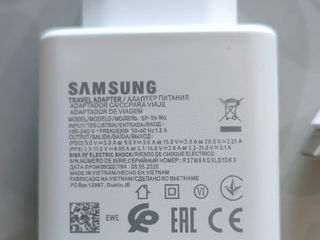 Incarcător alb cu cablu Type-C, Samsung EP-TA 845/45W foto 1