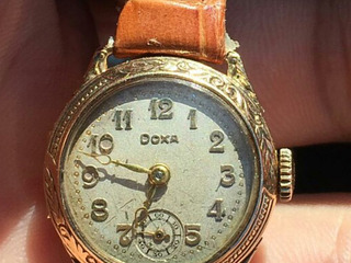 Швеицарские золотые часы Doxa.год 1900..1925.. foto 6