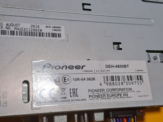 Pioneer deh-4800bt Radio Casetofon  фото 3