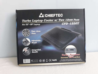 Подставка (Кулер) для ноутбуков "Chieftec CPD-1220T, размер 12"-19", черного цвета foto 3