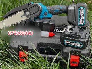 Аккумуляторная цепная мини пила 6"  48v Makita foto 4