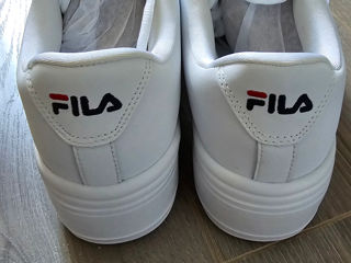 Fila- pantofi sport (teniși) albi foto 4