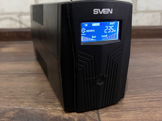 Sven Pro 650 (LCD USB) 650va/390W - 500lei foto 1