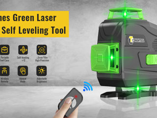 4d лазерный уровень -16 линий -2 аккумулятора +пульт +магнит и др! с светодиодами SHARP foto 8