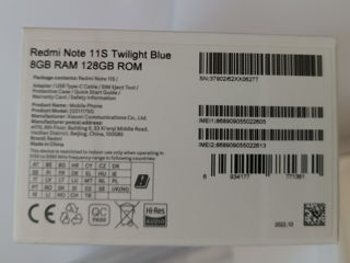 Redmi Note 11S Twilight Blue 8GB/128GB foto 2