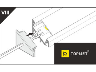 Profil din aluminiu de colt CORNER 27 pentru banda LED - anodizat 2 metri - set complet Profilul LED foto 11