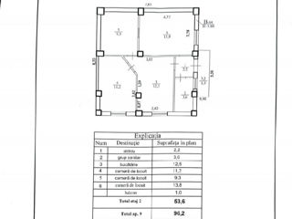 Apartament cu 2 camere, 98 m², Centru, Chișinău foto 10