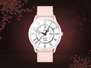 Смарт часы - «Xiaomi Kieslect Lora Leather Strap Pink» foto 2