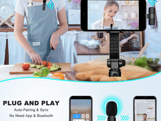 Wireless Lavalier Microphone for USB C Android foto 5