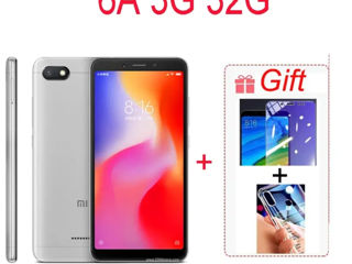 Telefon Xiaomi redmi 6a nou in cutie cu sticla de protectie și husa