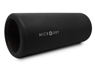 Пенный валик Microdry Fitness для расслабления мышц, твердый, 13 x 5,3 дюйма, черный