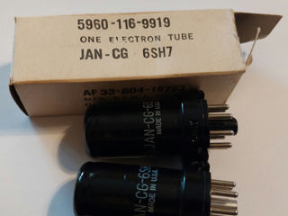 Vacuum tube 6SN7,6SH7,ECC82(12AU7A),6CG7,5AR4,5687 foto 2