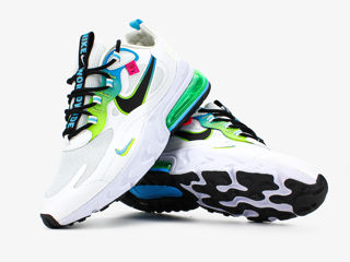 Nike Air Max 270 React White/Green фото 7