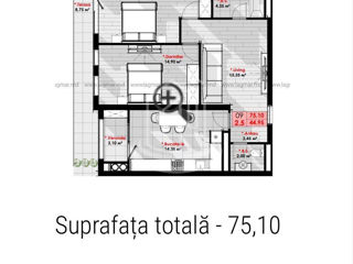 Apartament cu 2 camere, 75 m², Râșcani, Chișinău foto 6