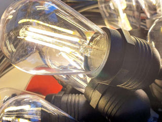 Гирлянды рэтро, Ghirlanda retro, наружные, 15м. 15 LED becuri E27 2W foto 8