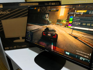 Новый Игровой Монитор! GAMING ASROCK IPS 27"inch 100 hz FULLHD 1920*1080 hdmi/ DP / VGA