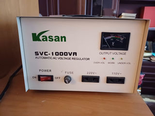 Stabilizator kasan svc 1000 va-0.8 kw 220 v foto 1