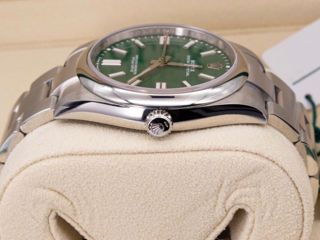 Rolex, Oyster Perpetual, Green dial, 41 mm foto 4