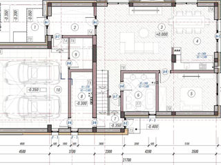 Casă de locuit individuală cu 3 niveluri / stil modern / S+P+E / 180m2 / arhitect / construcții foto 8