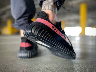 Adidas Yeezy Boost 350 Black/Red foto 9