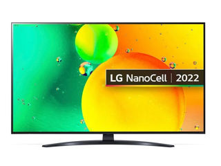 50" LED SMART TV LG 50NANO766QA, Nanocell, 3840 x 2160, webOS, Black