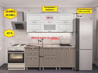 Reduceri 15-30%.Bucatarie cu luciu fatada la pretul Pal.Скидки 15-30%.Кухни фасад глянец в цену ЛДСП фото 3