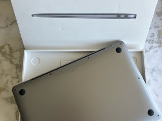 13,3" Apple MacBook Air A2337, Argintiu, M1 with 8-core CPU and 7-core GPU, 8GB/256GB, macOS NEW nou foto 1