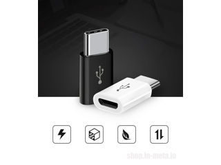Micro USB to TYPE-C Адаптер Adapter foto 2