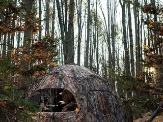 Ameristep doghouse ground hunting blind portable pop up camo tent evolved ingenuity 1rx2s010 foto 2