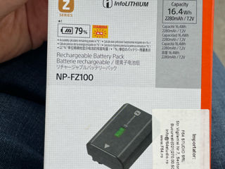 Sony NP-FZ100 sigilata,originala.