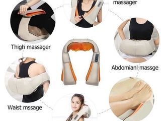 Massager of neck kneading массажер роликовый для шеи и спины  promo!! гарантия , доставка foto 2