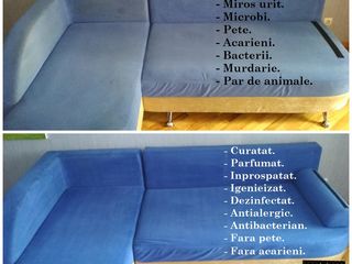 Химчистка мягкой мебели / curatare chimica a canapelelor / sofa cleaning. foto 5