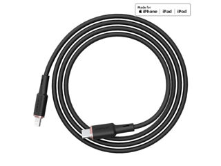 Cablu de date de încărcare din silicon din aliaj de zinc ACEFAST C2-01 USB-C la Lightning foto 3