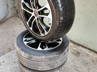 Jante Vw Audi Seat Şkoda 5/112/R16 et 38 + anvelope GoodYear 205/55/r16 ideale aduse din elvetia. foto 6