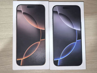 iPhone 16 Pro 256Gb - 1200 €. (Desert) (White). Гарантия 1 год. Запечатанный. Sigilat.