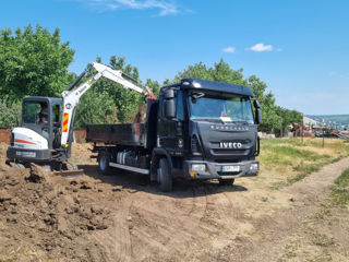 Miniexcavator bobcat excavator