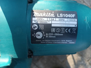 Торцовочная пила Makita LS1040F б/у foto 3