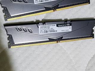 Memorie RAM TeamGroup T-Force Vulcan Z 32gb (2x16gb)CL16 DDR4 RAM. 3200Mhz Оперативная память foto 2