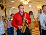 Saxofonist-golden sax tenor foto 4