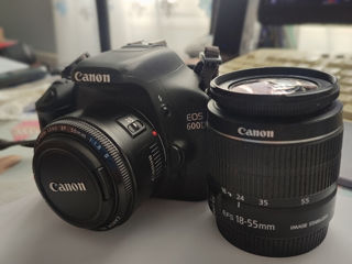 Canon 600D kit + 50mm f1.8 ii