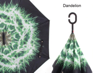Ветрозащитный складной зонтик foto 5