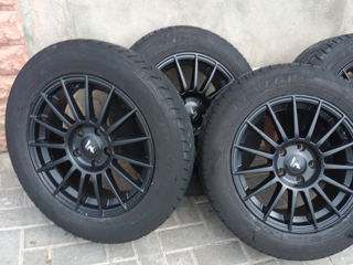 Продам отличные диски с шинами(Dunlop)  подходят на BMW  и Т5    225/60 R17 foto 3