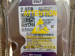 New! WD Purple 2.0TB для систем видео наблюдения foto 1
