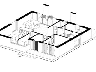 Casă de locuit individuală cu 3 niveluri / stil modern / S+P+E / proiecte / arhitect / construcții foto 4