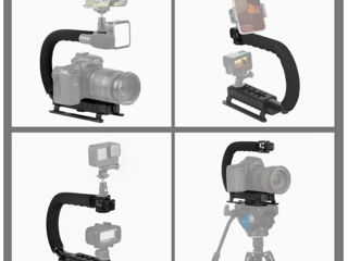 180 lei - L Video Grip, L-Bracket, U/C Bracket, Universal Camera 1/4 Inch Screw Swiss Vertical Video foto 3