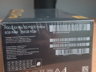 Xiaomi POCO X4 Pro 5G, 256 GB, 8 GB ROM, Yellow, Nou Sigilat foto 2