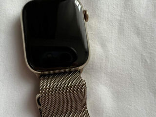 Apple Watch Series 7 GPS + Cellular, Stainless Steel 45mm Smartwatch (Watch OS 8) foto 5